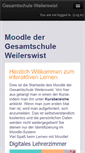 Mobile Screenshot of moodle.ge-weilerswist.de